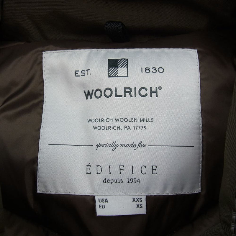 WOOLRICH ウールリッチ WOOU0381 × EDIFICE エディフィス ARCTIC PARKA