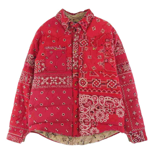 VISVIM ビズビム 0219905013007 ICT KERCHIEF DOWN JKT バンダナ カーチフ ダウン ジャケット マルチカラー系 3【中古】