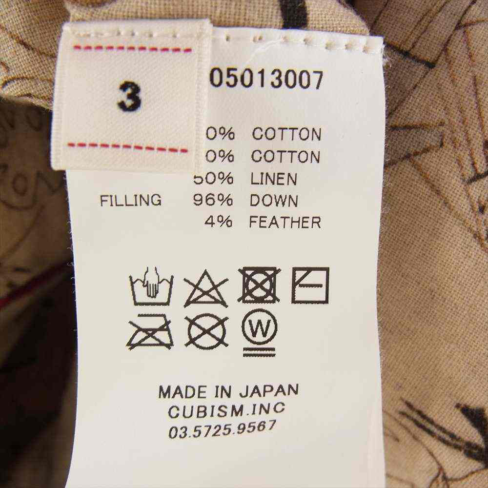 VISVIM ビズビム 0219905013007 ICT KERCHIEF DOWN JKT バンダナ カーチフ ダウン ジャケット マルチカラー系 3【中古】