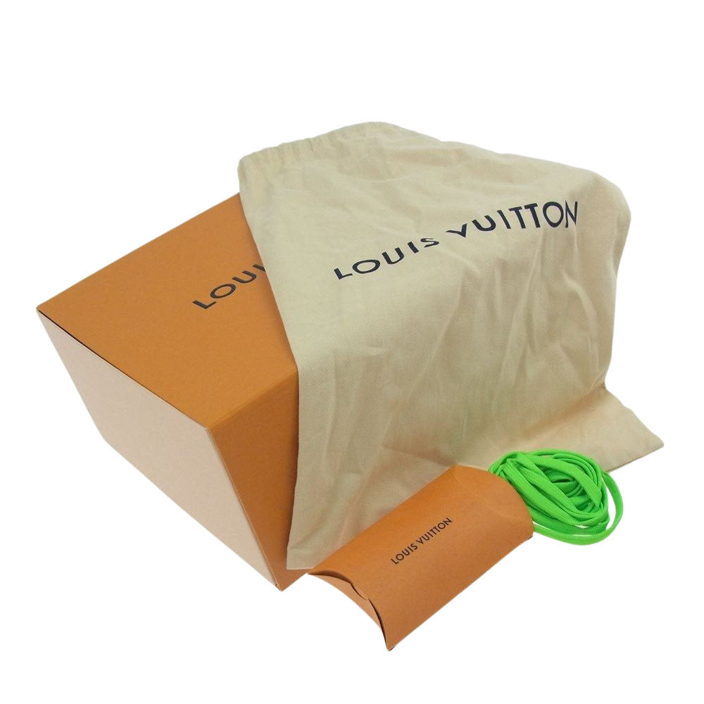 LOUIS VUITTON ルイ・ヴィトン 22SS 1A9TRQ LV トレイナー ライン スニーカー マルチカラー系 7【美品】【中古】