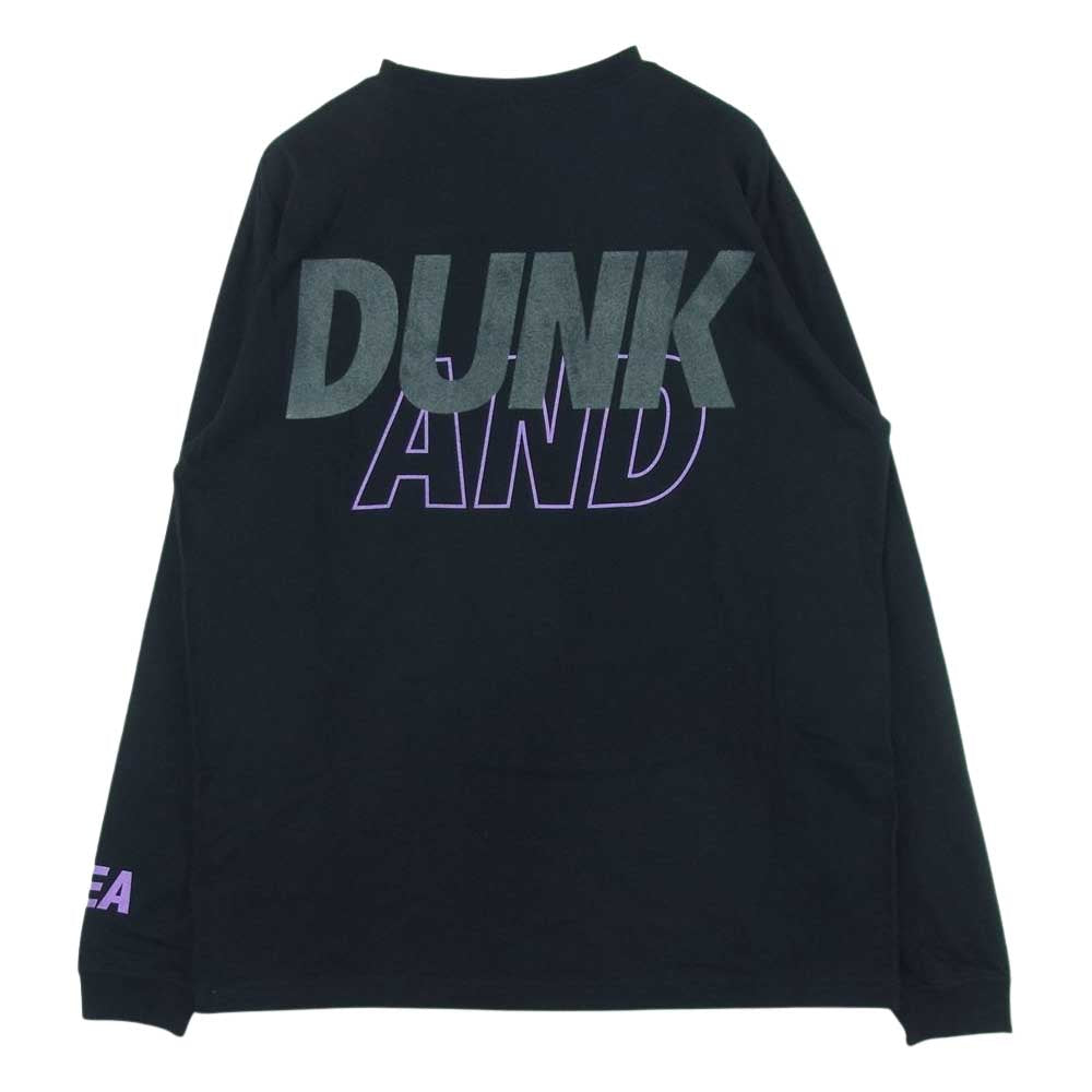 WIND AND SEA ウィンダンシー WDS-SNKR-2-06 SNKRDUNK スニーカーダンク L/S Tee DUNK ロゴ 長袖 Tシャツ ブラック系 M【中古】