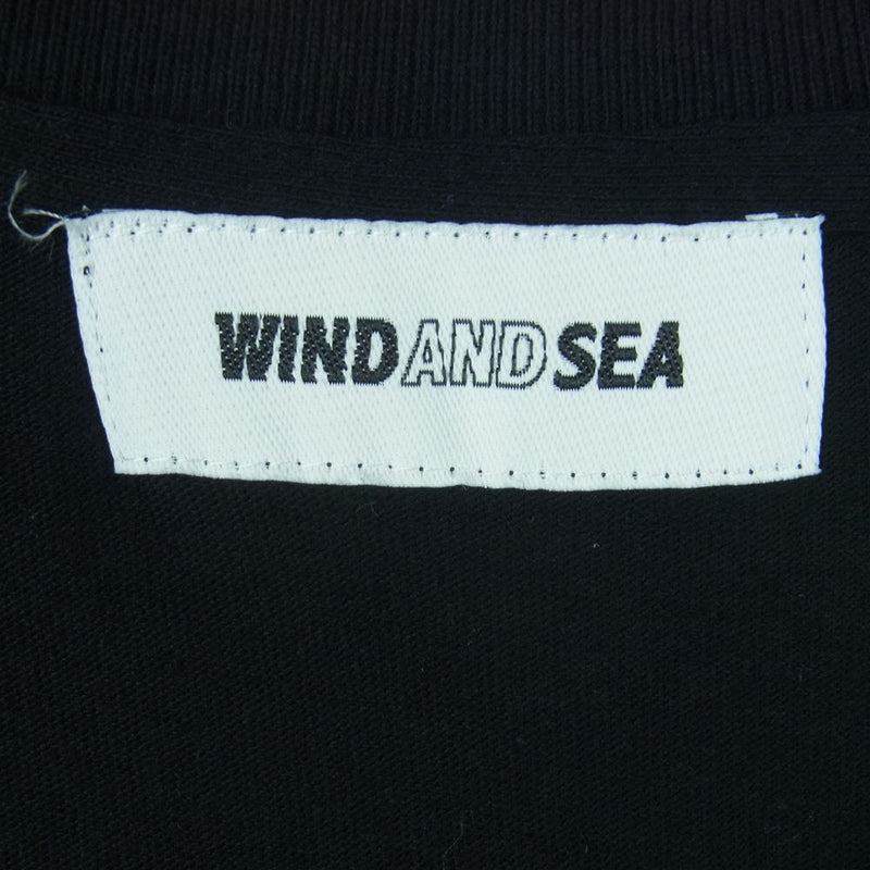 WIND AND SEA ウィンダンシー WDS-SNKR-2-06 SNKRDUNK スニーカーダンク L/S Tee DUNK ロゴ 長袖 Tシャツ ブラック系 M【中古】