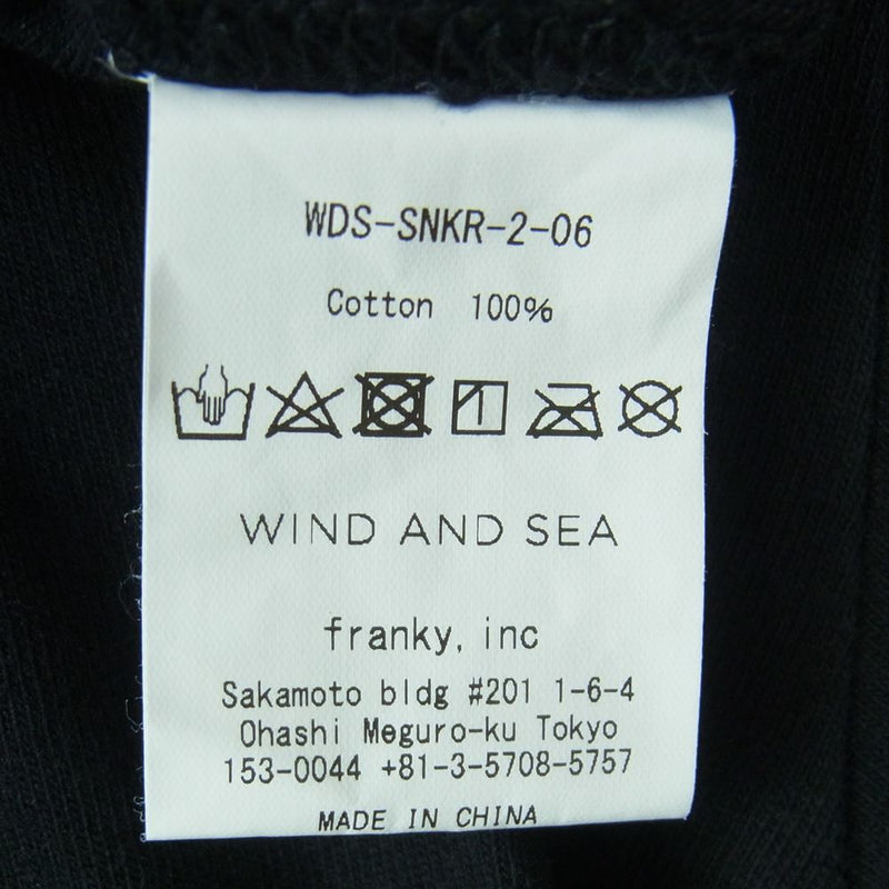 WIND AND SEA ウィンダンシー WDS-SNKR-2-06 SNKRDUNK スニーカーダンク L/S Tee DUNK ロゴ 長袖 Tシャツ ブラック系 M【中古】