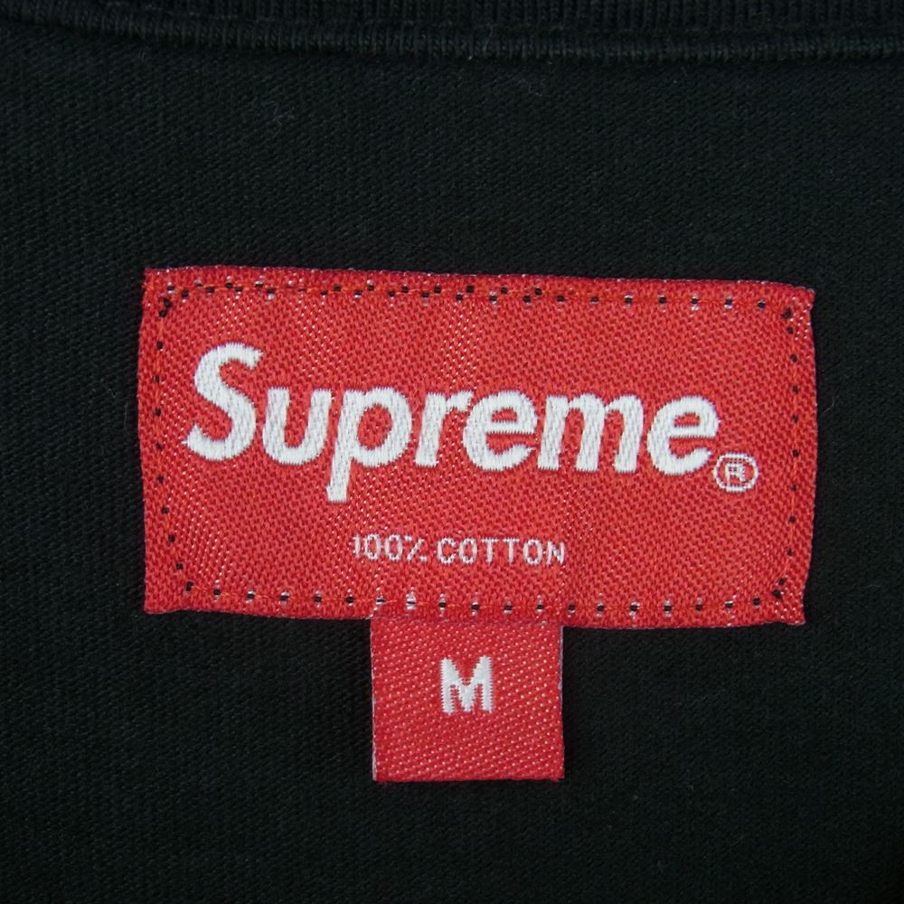 Supreme シュプリーム 20SS Studded L/S Top Tee スタッズ ロゴ プリント 長袖 Tシャツ ブラック系 M【中古】