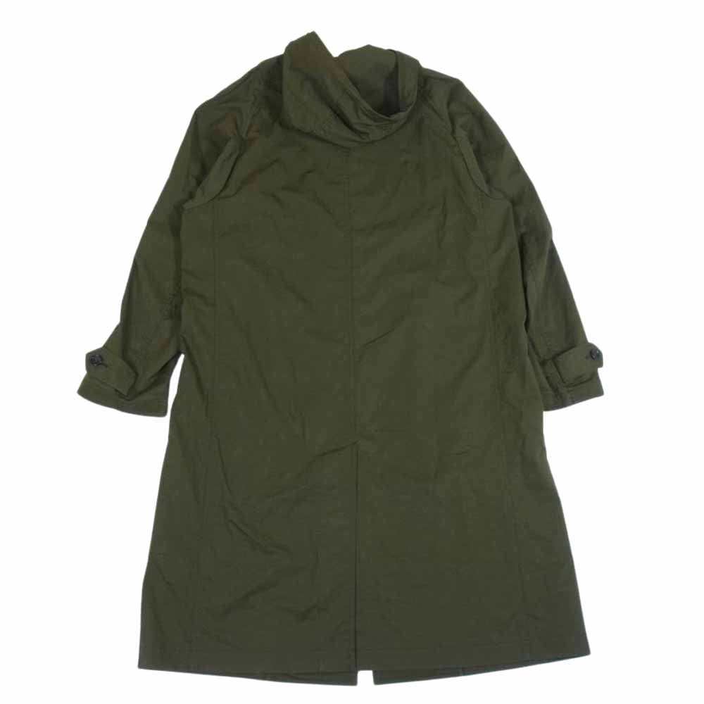 COMME des GARCONS HOMME コムデギャルソンオム 20AW HF-C001 綿ナイロン ウェザー フーデッドコート モスグリーン系 M【中古】