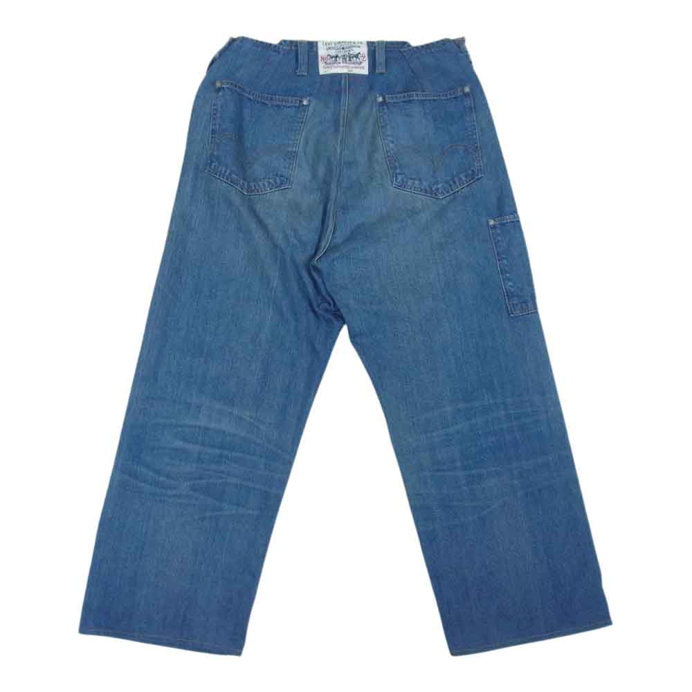 JUNYA WATANABE COMME des GARCONS MAN ジュンヤワタナベコムデギャルソンマン × LEVIS リーバイス 19AW WD-P202 綿セルヴィッチ オーバーオール カスタマイズ デニムパンツ インディゴブルー系 S【中古】