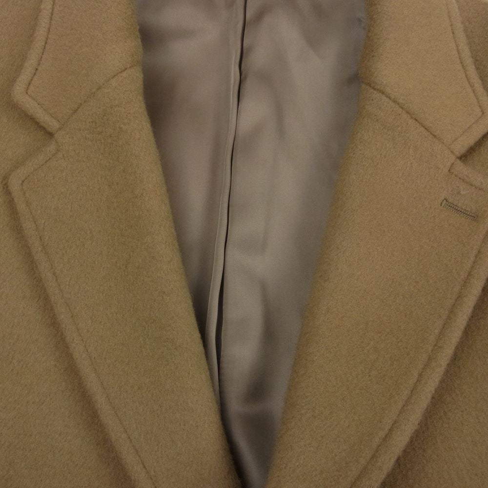 COMME des GARCONS HOMME コムデギャルソンオム 21AW HH-C007 ウール ダブルフェイス メルトン コート ベージュ系 M【中古】