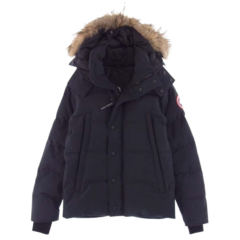 CANADA GOOSE カナダグース 3808MA 国内正規品 サザビーリーグ WYNDHAM PARKA FF ウィンダムパーカ フュージョンフィット ダウン ジャケット ダークネイビー系 XS【中古】
