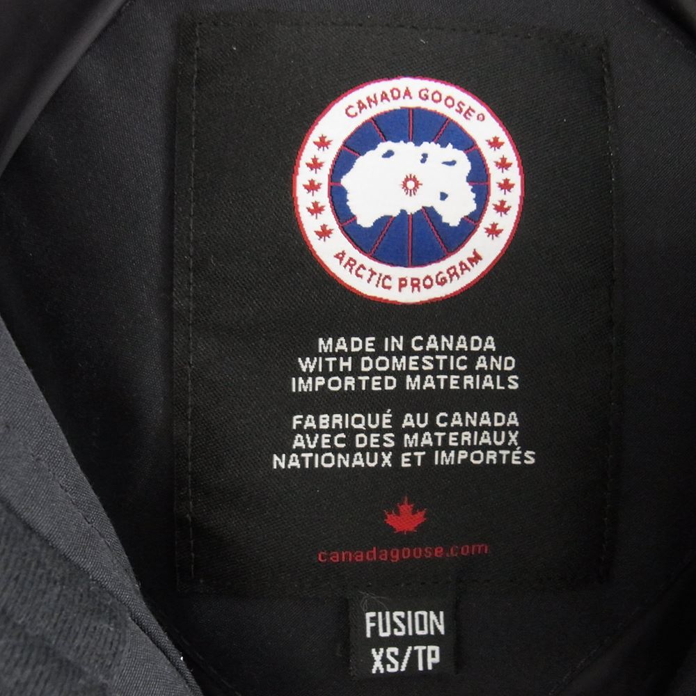 CANADA GOOSE カナダグース 3808MA 国内正規品 サザビーリーグ WYNDHAM PARKA FF ウィンダムパーカ フュージョンフィット ダウン ジャケット ダークネイビー系 XS【中古】