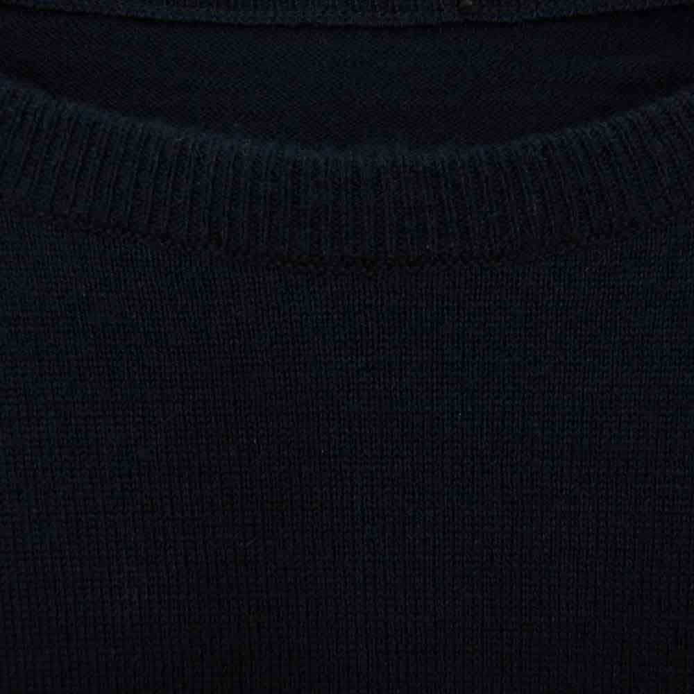 JOHN SMEDLEY ジョンスメドレー クルーネック ニット ブラック ネイビー ネイビー系【中古】