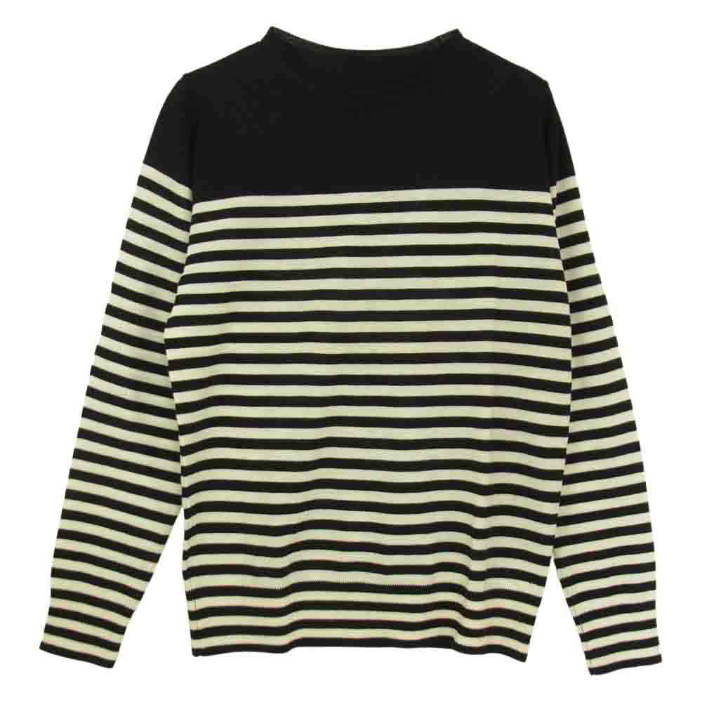 SOPH ソフ UE-101050 × uniform experiment ANTIPILLING WOOL BORDER CREW NECK KNIT ボーダー クルー ネックニット  ブラック系 ホワイト系 1【中古】