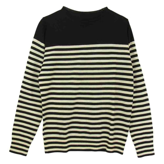 SOPH ソフ UE-101050 × uniform experiment ANTIPILLING WOOL BORDER CREW NECK KNIT ボーダー クルー ネックニット  ブラック系 ホワイト系 1【中古】