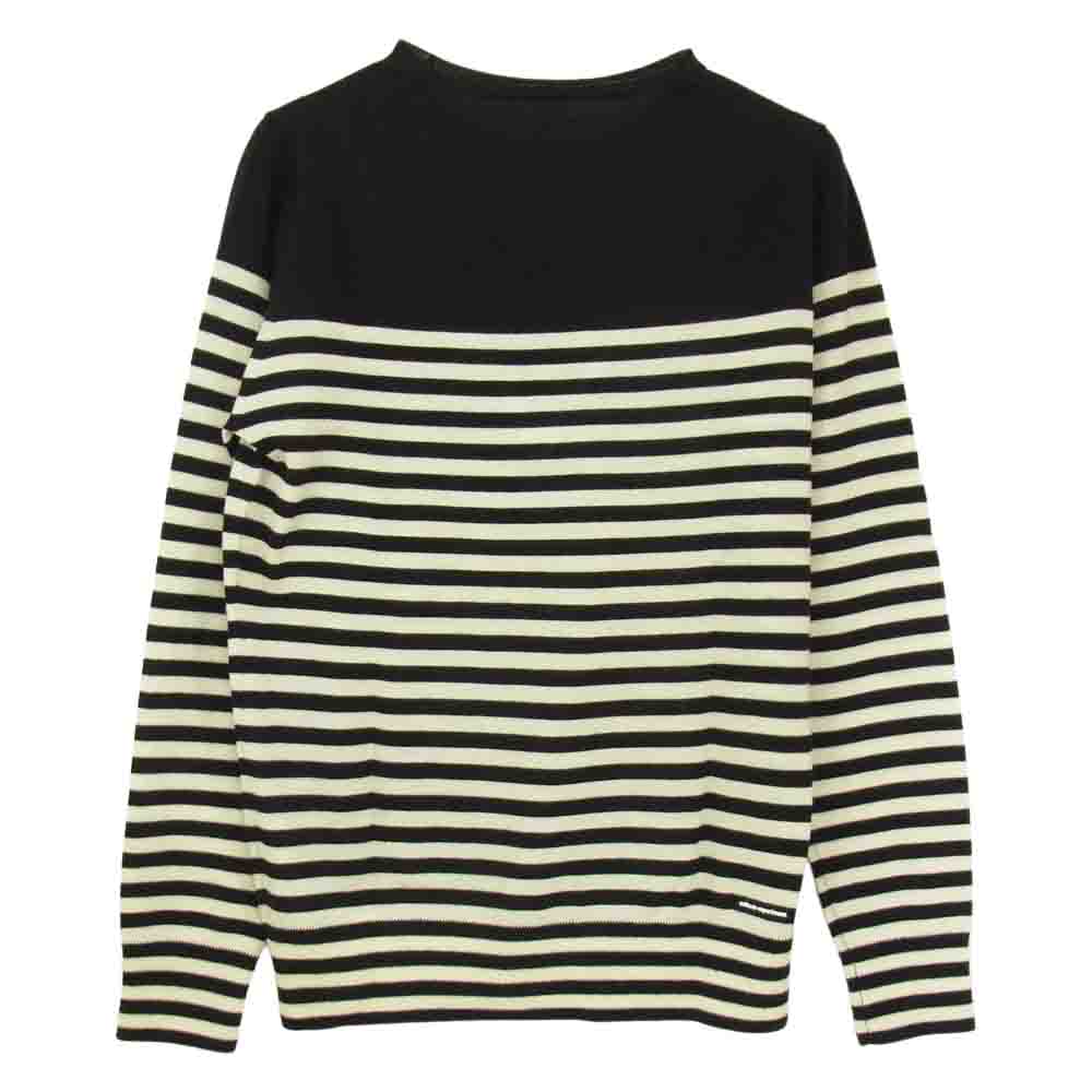 SOPH ソフ UE-101050 × uniform experiment ANTIPILLING WOOL BORDER CREW NECK KNIT ボーダー クルー ネックニット  ブラック系 ホワイト系 1【中古】