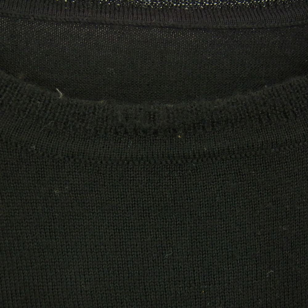 SOPH ソフ UE-101050 × uniform experiment ANTIPILLING WOOL BORDER CREW NECK KNIT ボーダー クルー ネックニット  ブラック系 ホワイト系 1【中古】