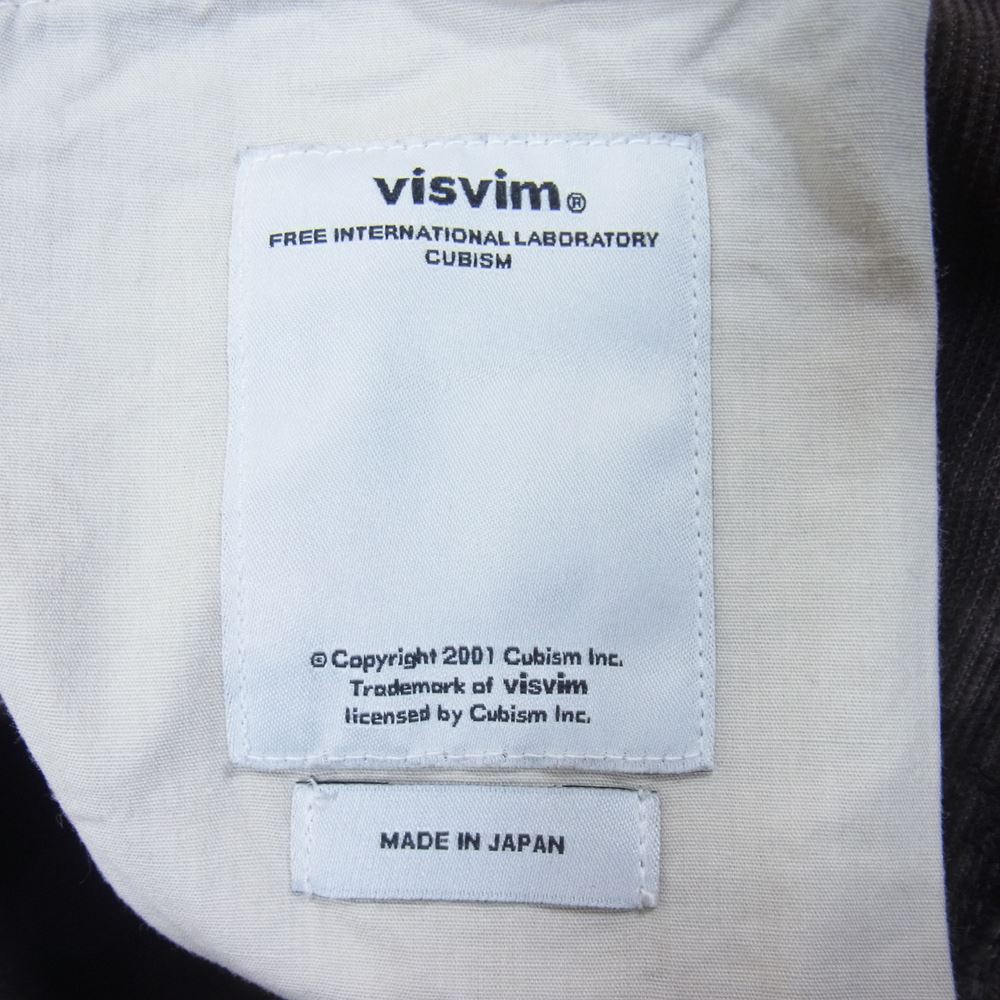 VISVIM ビズビム 113205008016 CORDUROY コーデュロイ パンツ  ブラウン系 2【中古】