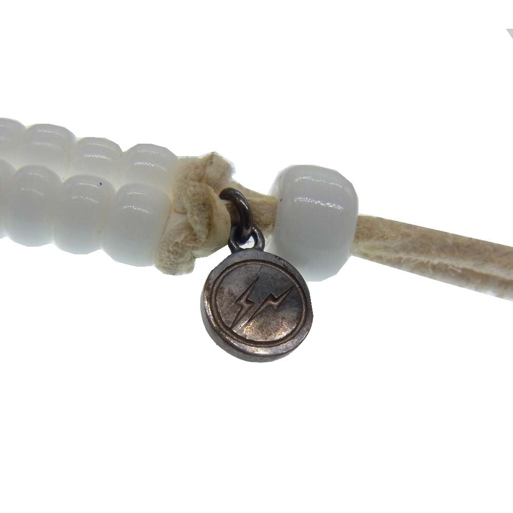 uniform experiment ユニフォームエクスペリメント BEADS NECKLACEビーズ ネックレス  ホワイト系 ブルー系【中古】