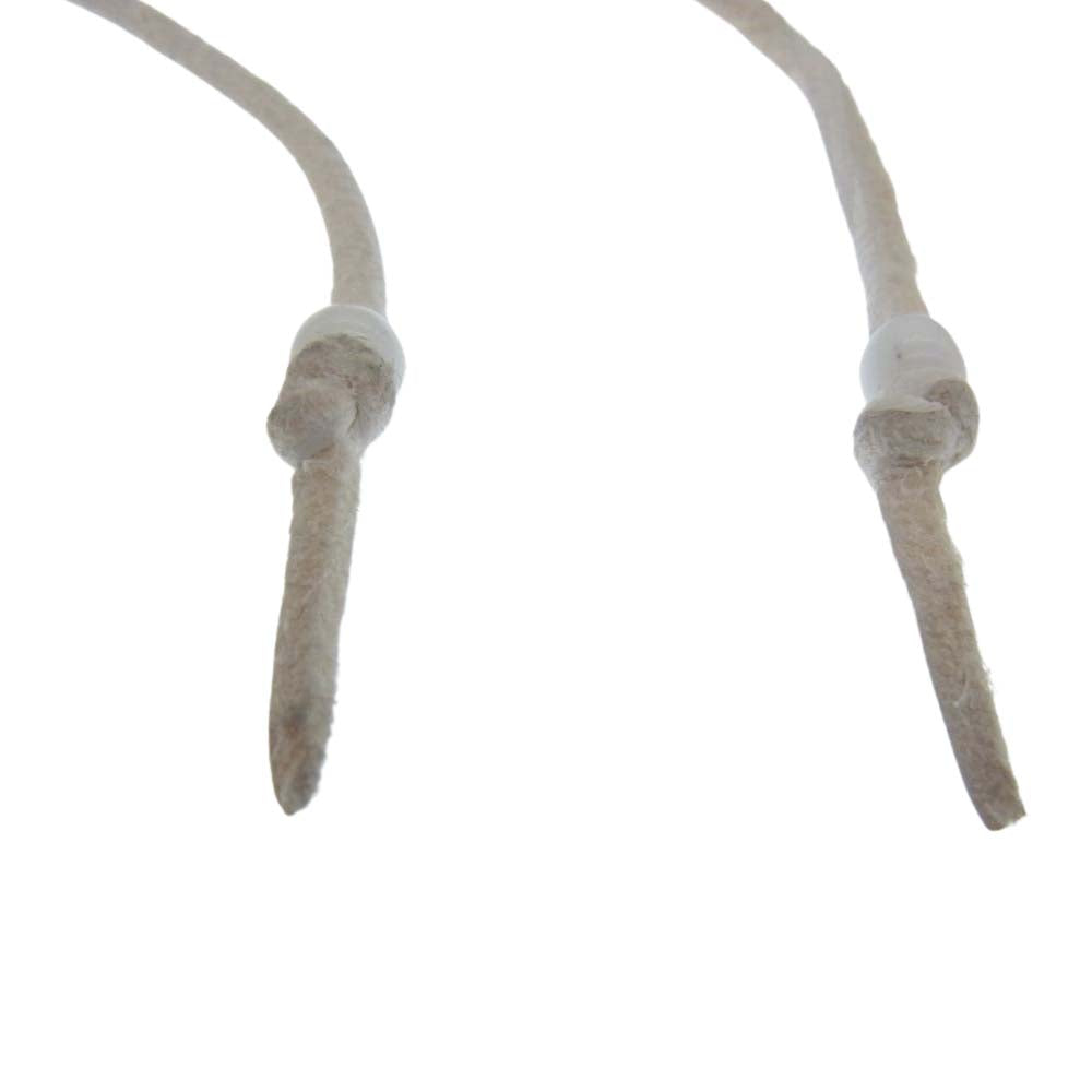 uniform experiment ユニフォームエクスペリメント BEADS NECKLACEビーズ ネックレス  ホワイト系 ブルー系【中古】