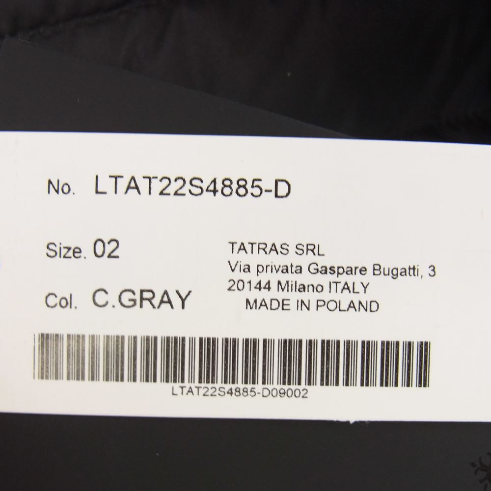 TATRAS タトラス LTAT22S4885-D NOKO ダウンブルゾン ライトダウン ブラック系 02【極上美品】【中古】