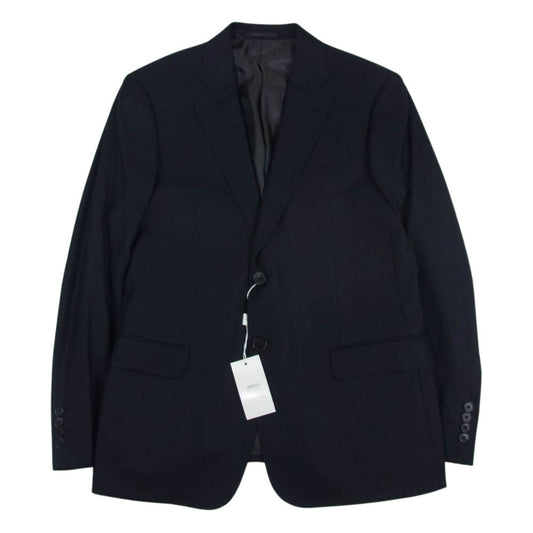 ARMANI COLLEZIONI アルマーニコレッツォーニ G LINE Gライン 2B ウール テーラードジャケット ブラック系 50【新古品】【未使用】【中古】