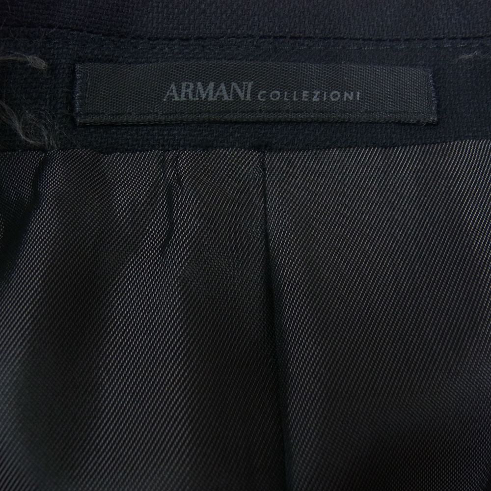 ARMANI COLLEZIONI アルマーニコレッツォーニ G LINE Gライン 2B ウール テーラードジャケット ブラック系 50【新古品】【未使用】【中古】