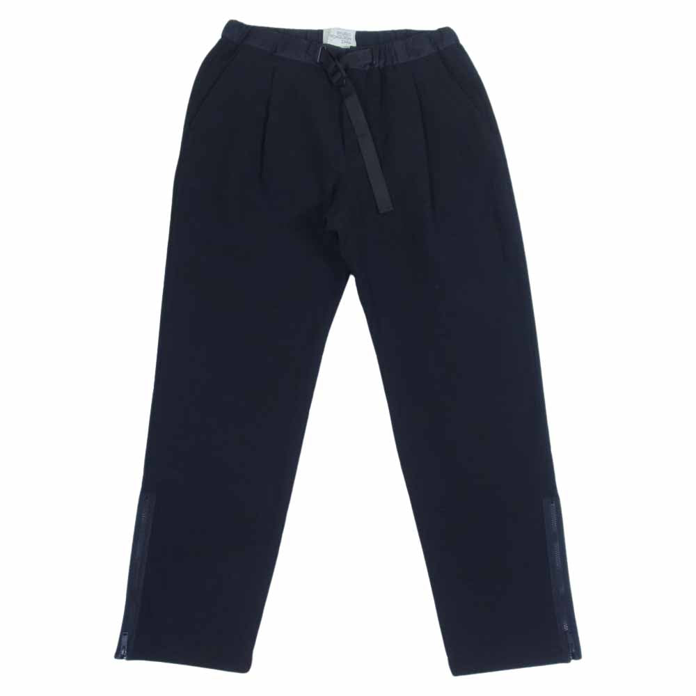 スタジオニコルソン ZARA MAN ザラ マン 裾ジップ 切替 ベルテッド テーパードパンツ ブラック系 M【中古】