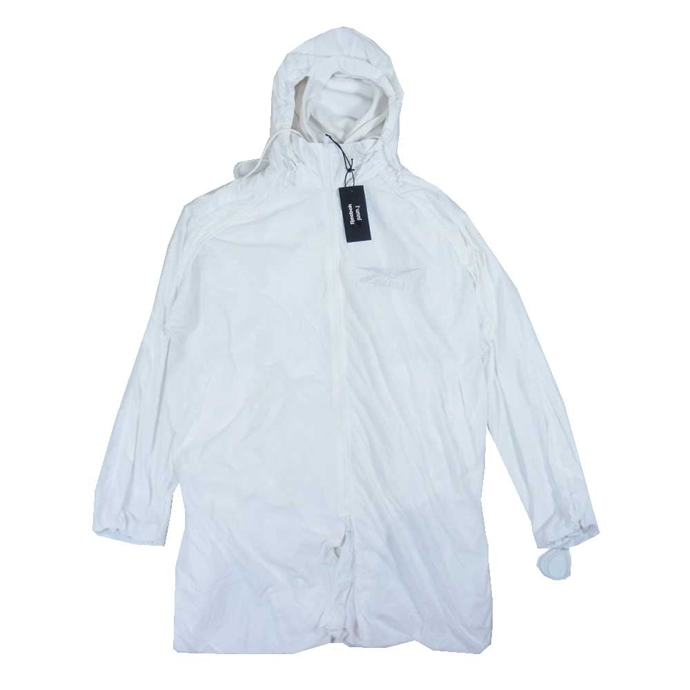 ジュンジ― × Reebok リーボック OS5125 CLASSIC Windbreaker クラシック ウィンドブレーカー パーカー ホワイト系 L【中古】