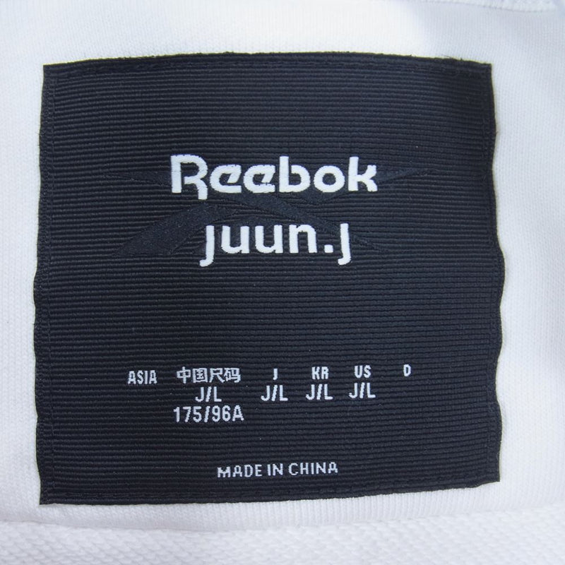 ジュンジ― JUUN.J パーカー × Reebok リーボック OS5125 CLASSIC Windbreaker クラシック ウィンドブレーカー パーカー ホワイト系 L