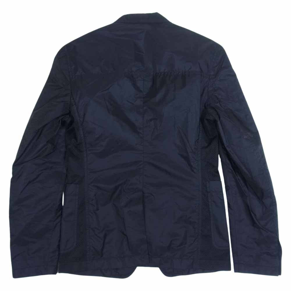 PRADA プラダ ナイロン 2B テーラードジャケット ブラック系 44【中古】