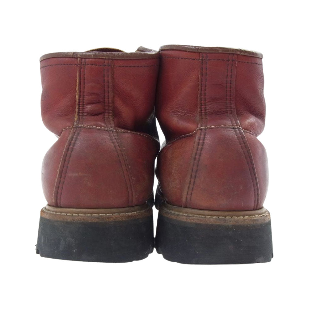 RED WING レッドウィング 8175 赤茶 旧刺繍製羽タグ ビブラム レッドウイング モックトゥ 廃版 ワインレッド系 9D【中古】