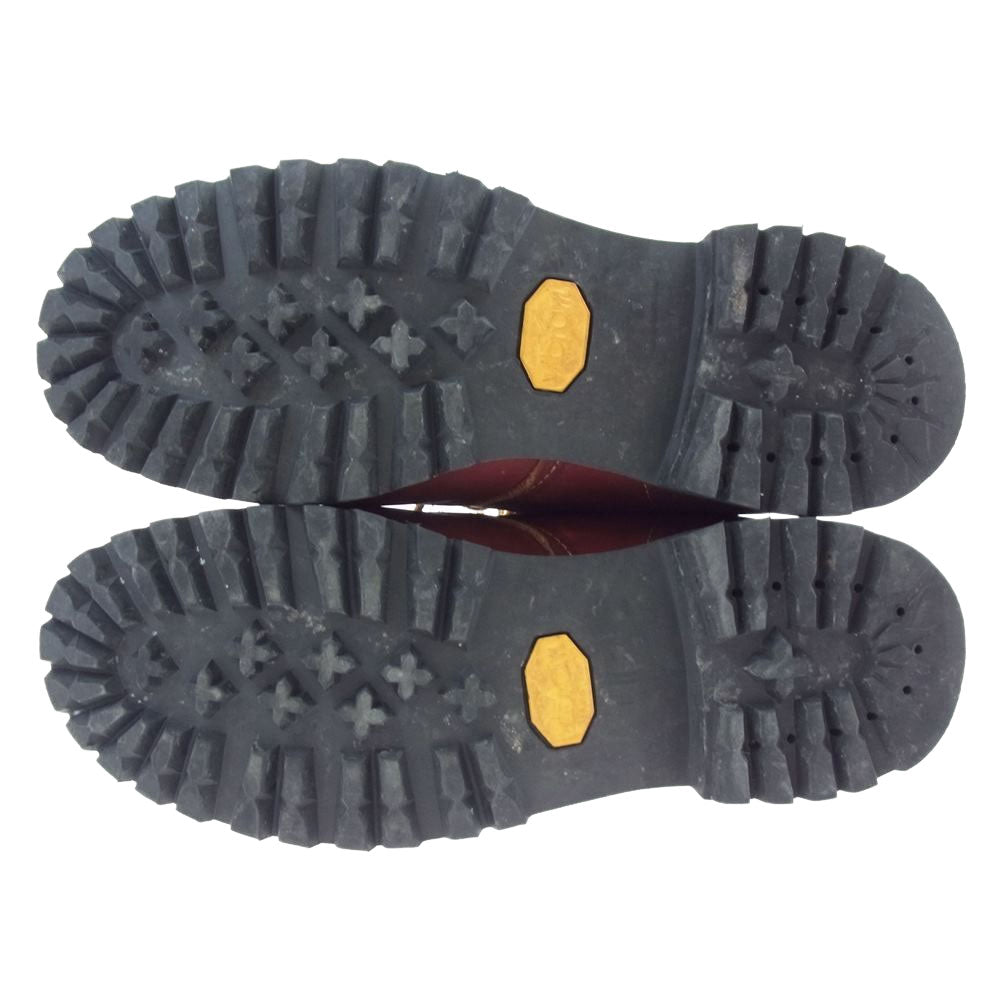 RED WING レッドウィング 8175 赤茶 旧刺繍製羽タグ ビブラム レッドウイング モックトゥ 廃版 ワインレッド系 9D【中古】