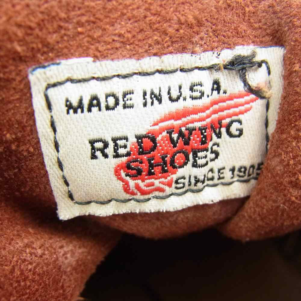 RED WING レッドウィング 8175 赤茶 旧刺繍製羽タグ ビブラム レッドウイング モックトゥ 廃版 ワインレッド系 9D【中古】