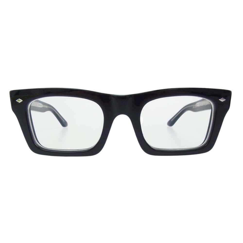 EFFECTOR エフェクター DIET BUTCHER SLIM SKIN DIRT ダイエットブッチャースリムスキン 黒縁 フレーム 度入り 眼鏡 アイウェア ブラック系【中古】
