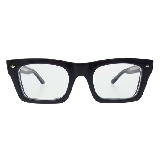 EFFECTOR エフェクター DIET BUTCHER SLIM SKIN DIRT ダイエットブッチャースリムスキン 黒縁 フレーム 度入り 眼鏡 アイウェア ブラック系【中古】