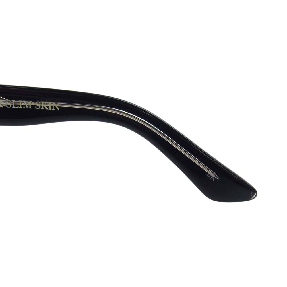 EFFECTOR エフェクター DIET BUTCHER SLIM SKIN DIRT ダイエットブッチャースリムスキン 黒縁 フレーム 度入り 眼鏡 アイウェア ブラック系【中古】