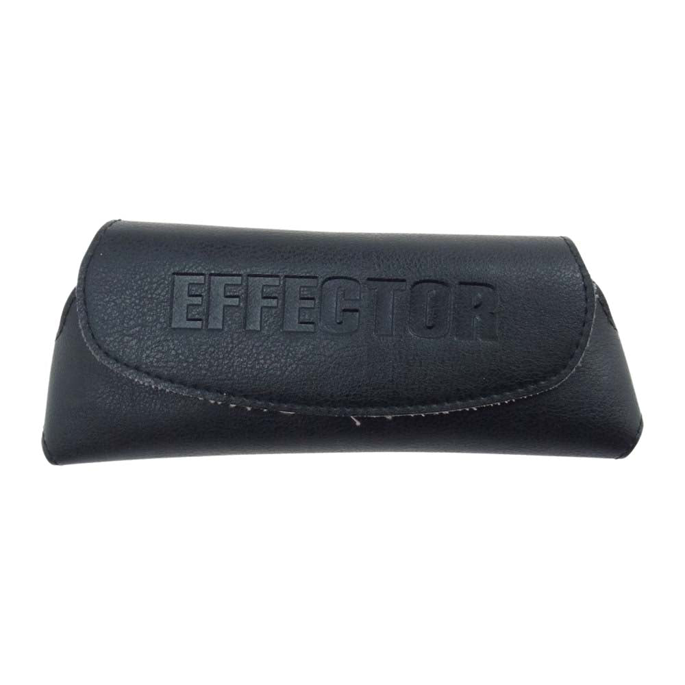 EFFECTOR エフェクター DIET BUTCHER SLIM SKIN DIRT ダイエットブッチャースリムスキン 黒縁 フレーム 度入り 眼鏡 アイウェア ブラック系【中古】