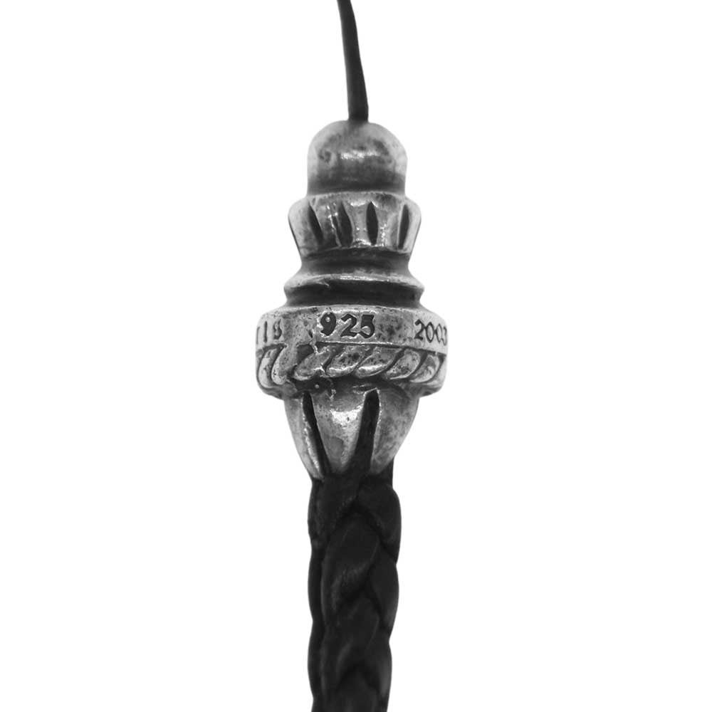 CHROME HEARTS クロムハーツ（原本無） タイニークロス フォンストラップ シルバー系【中古】
