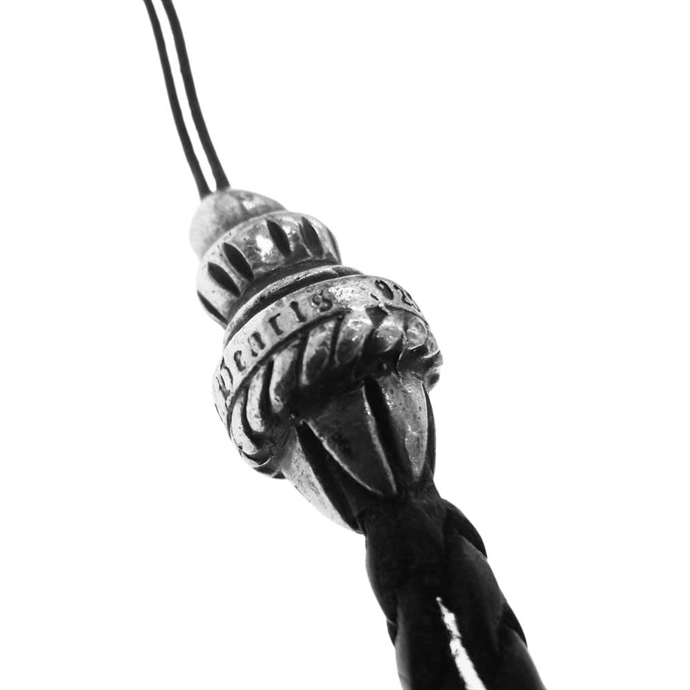 CHROME HEARTS クロムハーツ（原本無） タイニークロス フォンストラップ シルバー系【中古】