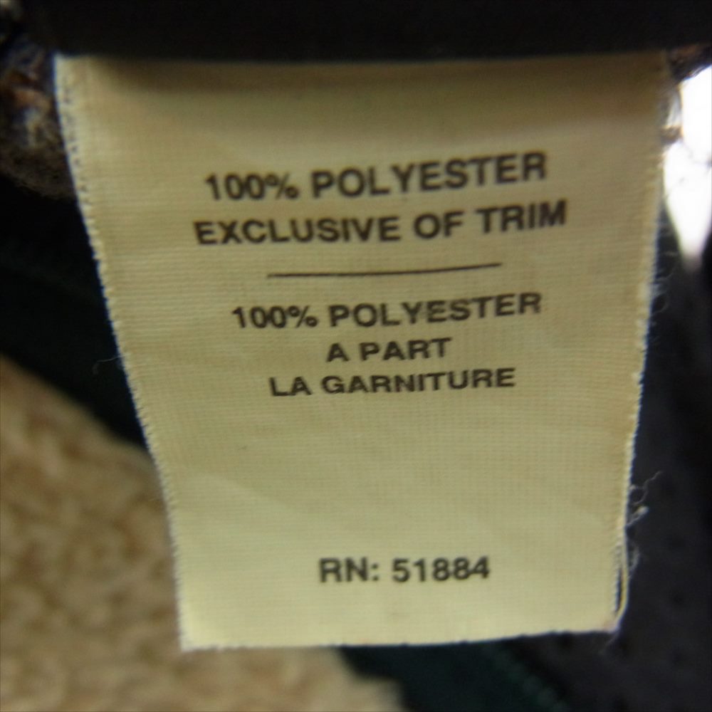patagonia パタゴニア 90s USA製 レトロ カーディガン フリース ジャケット ブラウン系 グリーン系 S【中古】