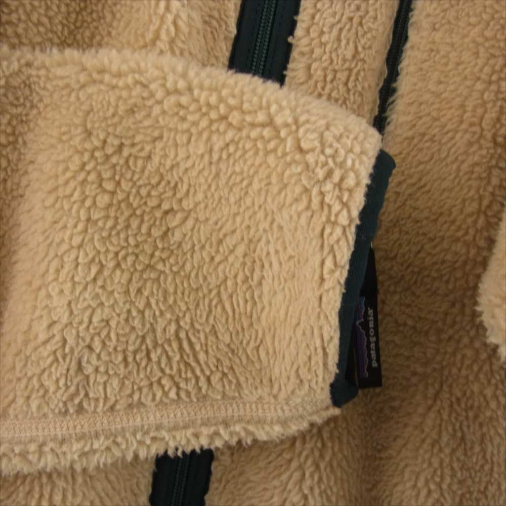 patagonia パタゴニア 90s USA製 レトロ カーディガン フリース ジャケット ブラウン系 グリーン系 S【中古】