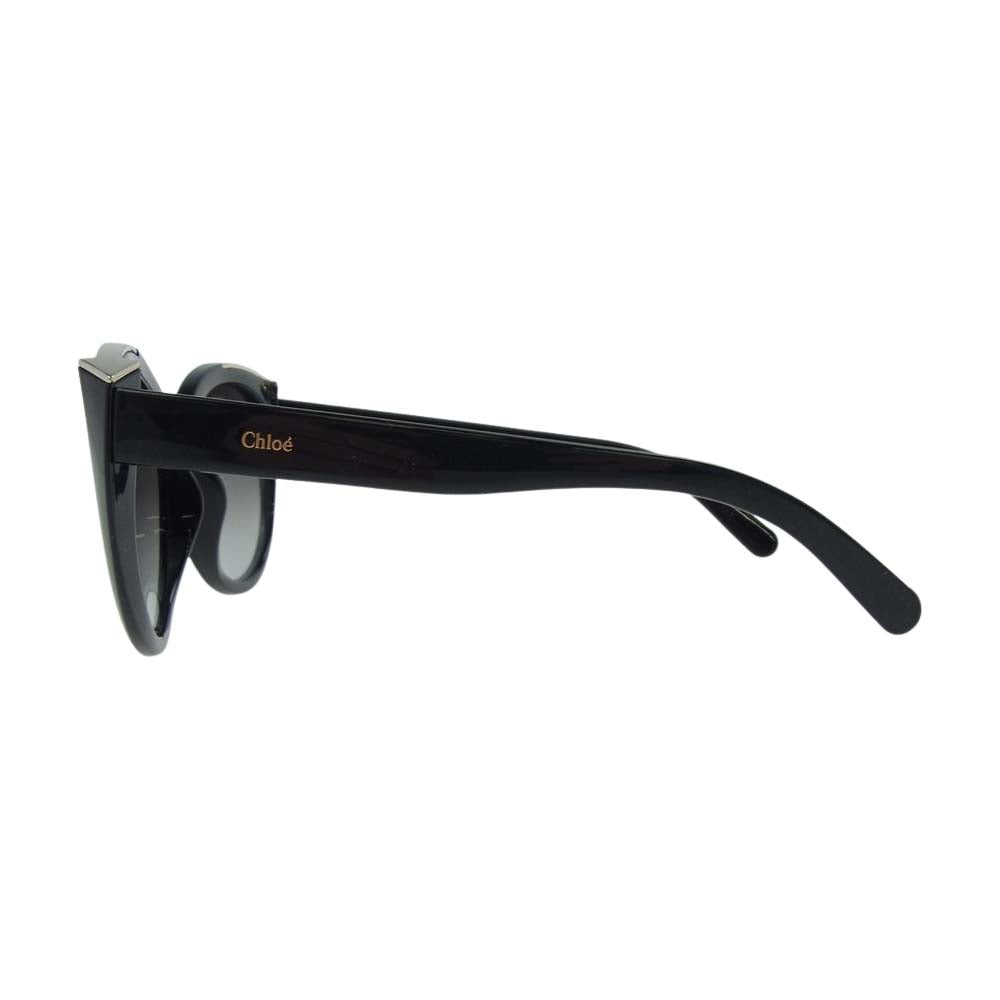 Chloe クロエ イタリア製 サングラス アイウェア CE660S 001 55□19 140 ブラック系【中古】