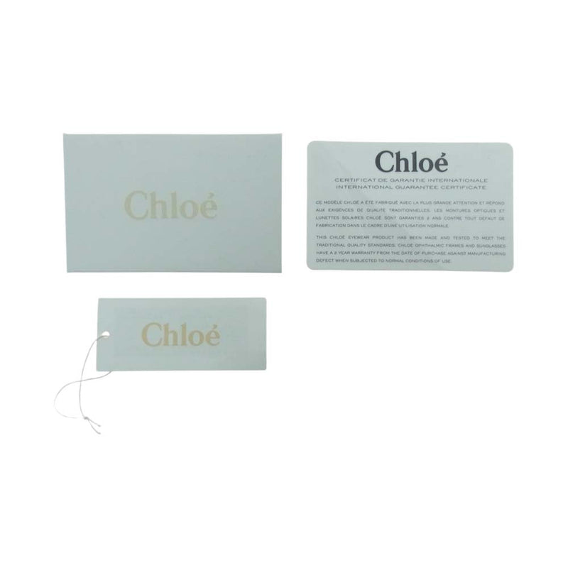 Chloe クロエ イタリア製 サングラス アイウェア CE660S 001 55□19 140 ブラック系【中古】
