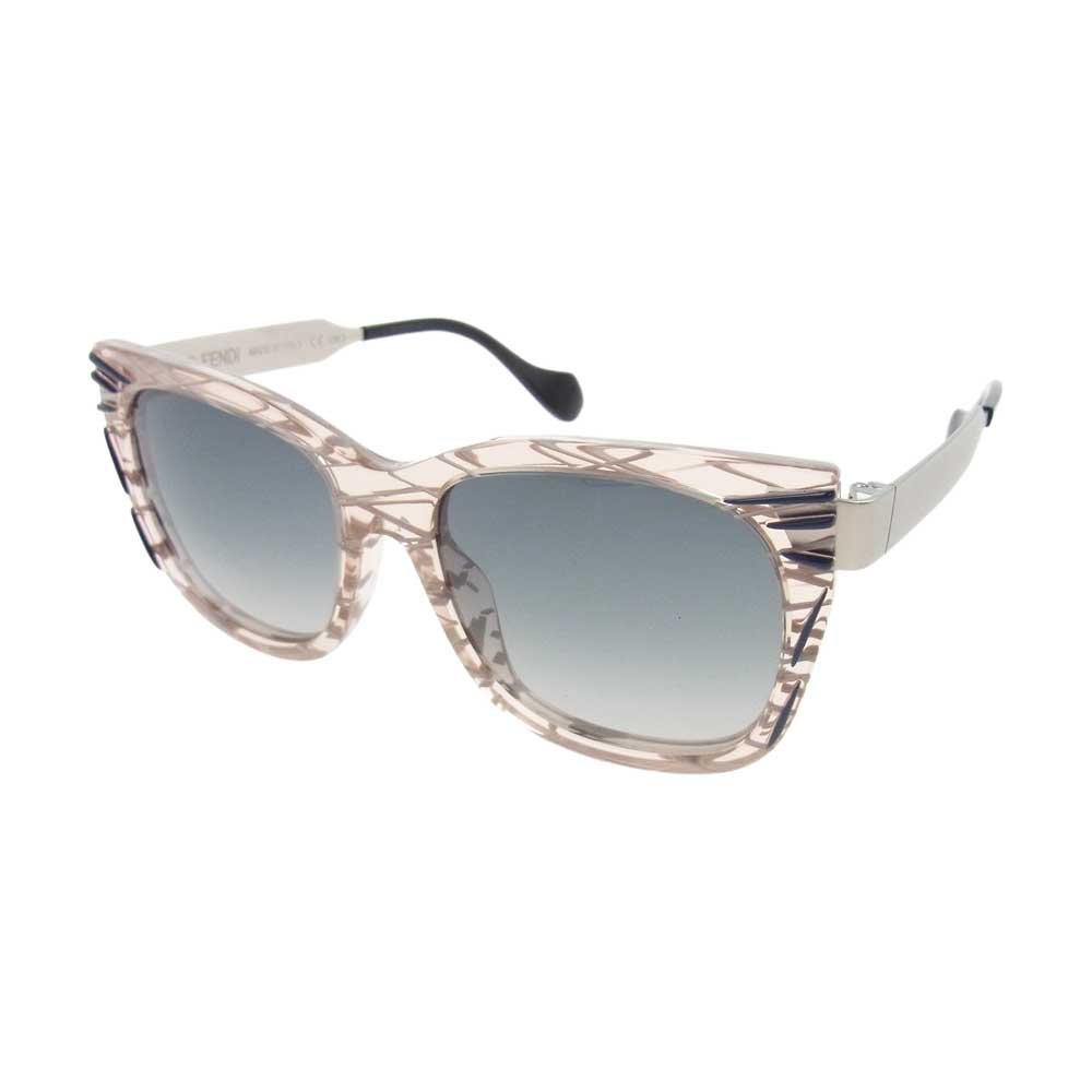 FENDI フェンディ イタリア製 サングラス アイウェア 54□18 140 マルチカラー系【中古】