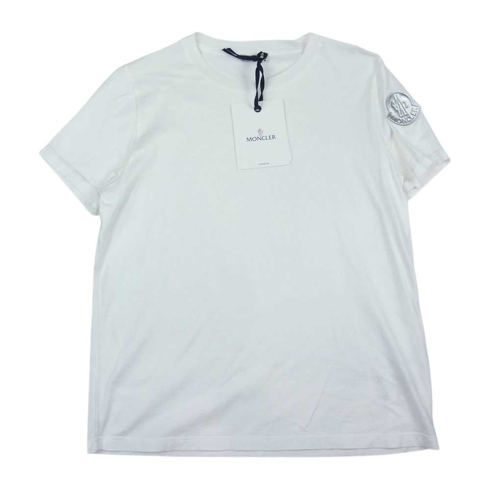 極美品　モンクレール　ダブルワッペンTシャツ　グレー　Sサイズ　国内正規品