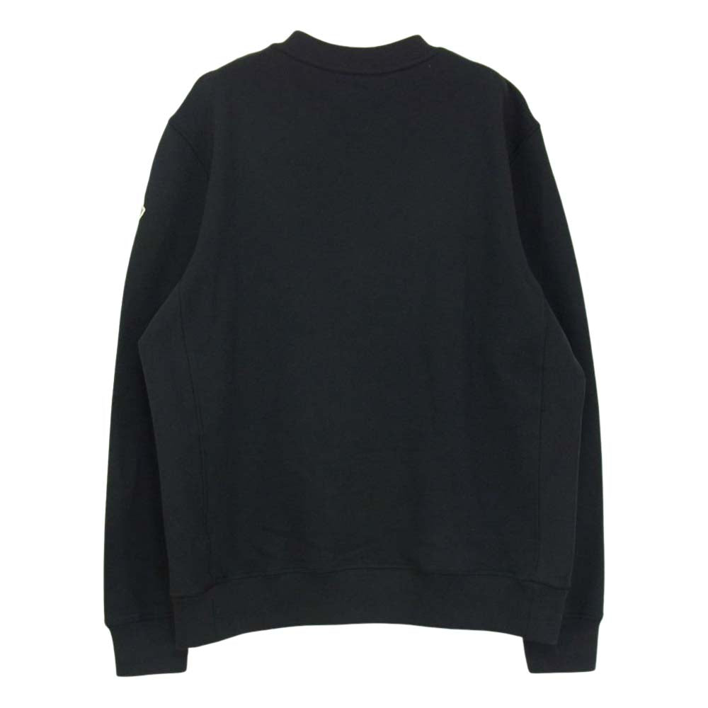 MONCLER モンクレール MAGLIA ete 刺繍 スウェット ブラック系 M【中古】