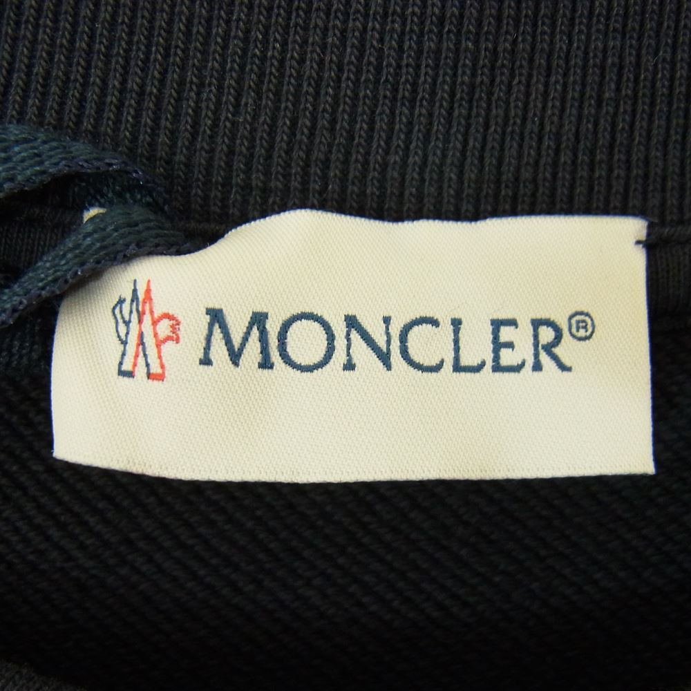 MONCLER モンクレール MAGLIA ete 刺繍 スウェット ブラック系 M【中古】