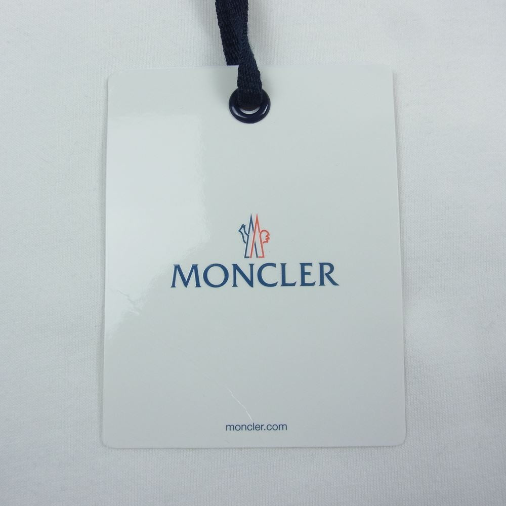 MONCLER モンクレール MAGLIA ロゴ 刺繍 スウェット ホワイト系 S【中古】