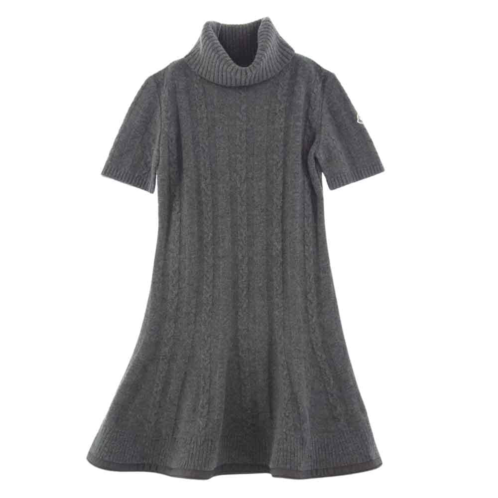MONCLER モンクレール ABITO ニット ワンピース グレー系 M【美品】【中古】