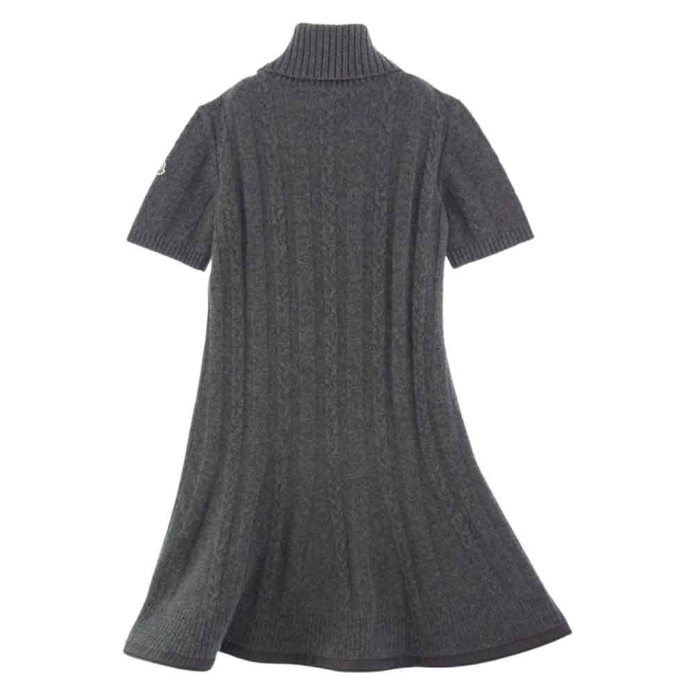 MONCLER モンクレール ABITO ニット ワンピース グレー系 M【美品】【中古】