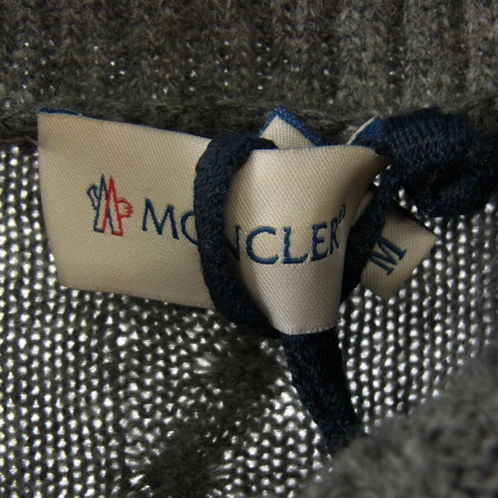 MONCLER モンクレール ABITO ニット ワンピース グレー系 M【美品】【中古】