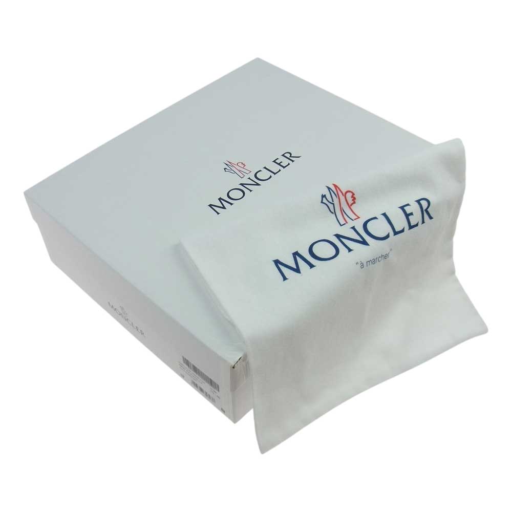MONCLER モンクレール NEW PICCADILLY キルティング レザー ブーツ ブラック系 38【中古】